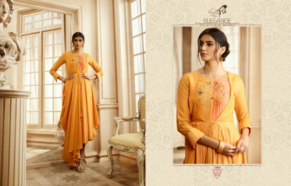 Vouch Aashna Embroidery Rayon Designer Gown Collection